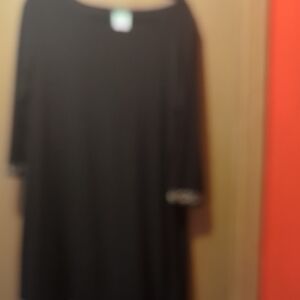 Blu Sage Black Long Sleeve Dress